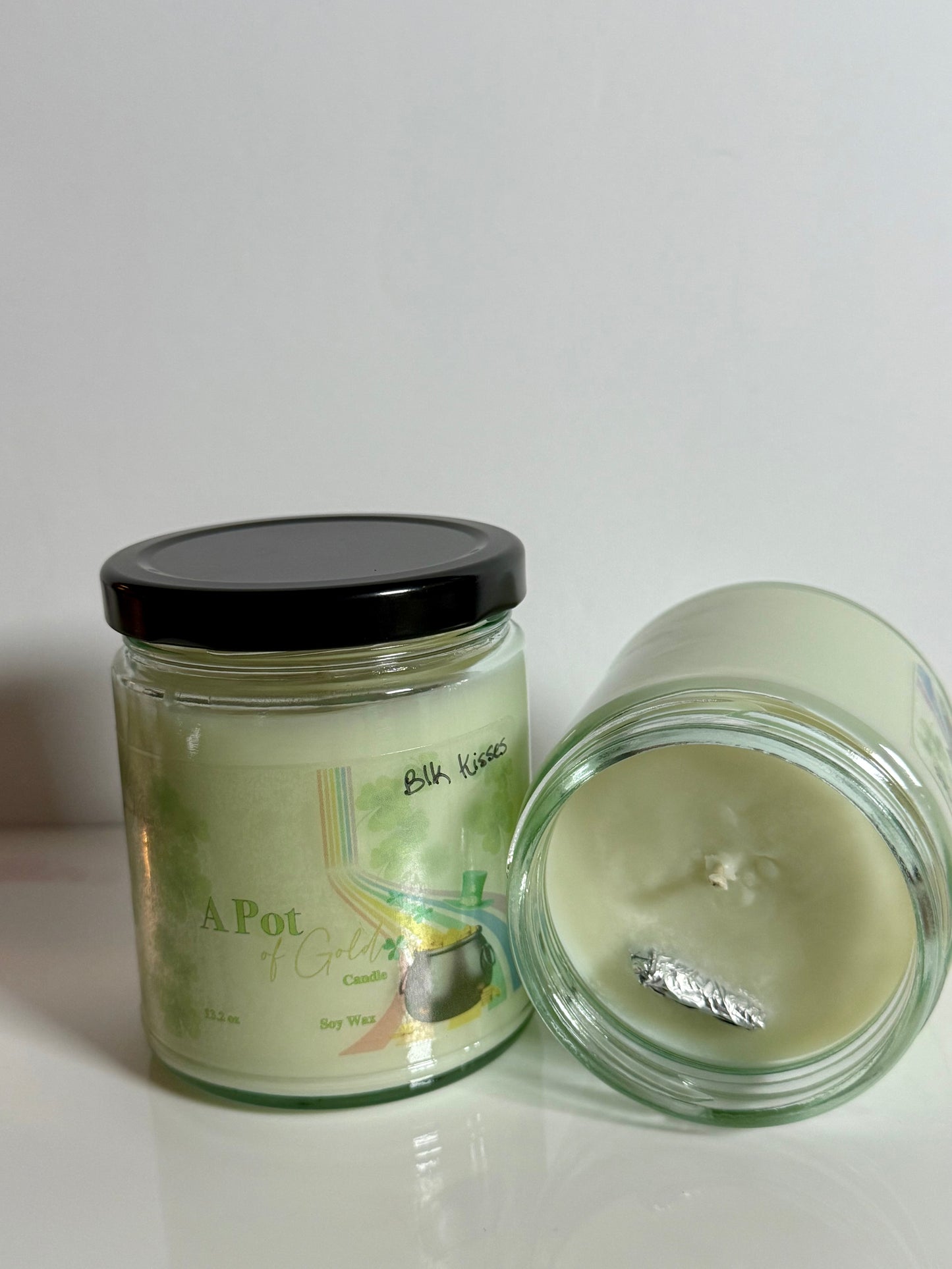 Pot of Gold Candle, Money Candle, Lucky Candle, March Madness candle