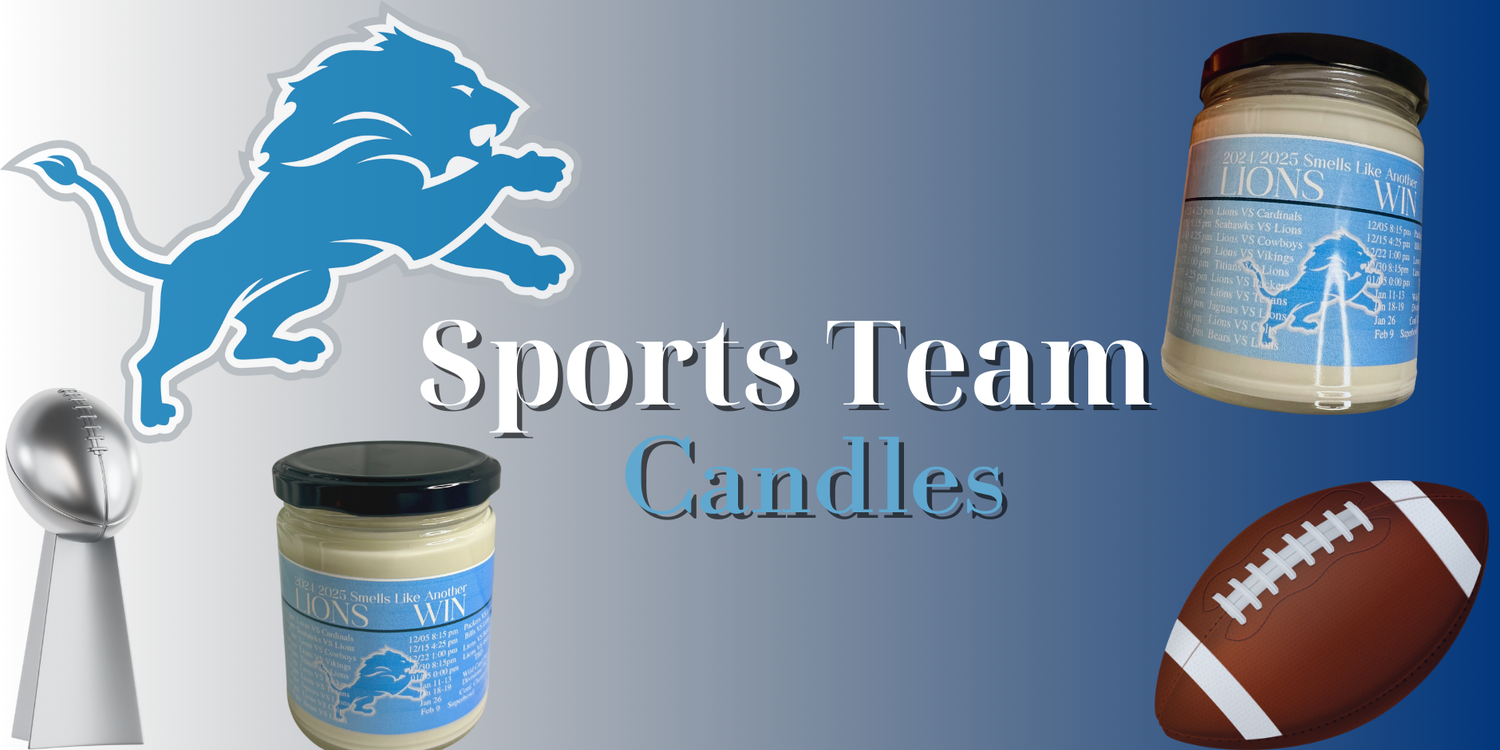 Sports Team Candle