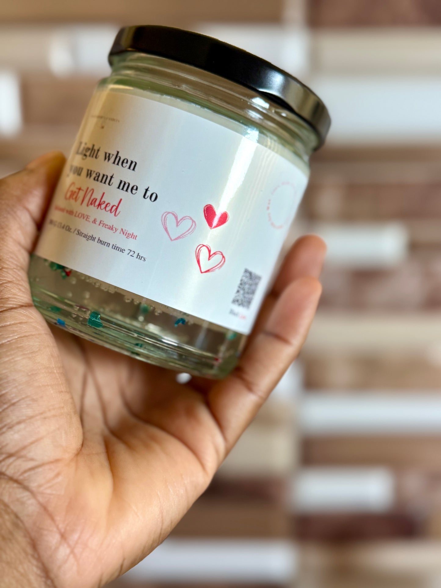 Valentines Day Gift, Our First Valentine's Day Candle, Gift for Couple's, Vday Gifts For Him, Gift for Her, Valentines Gift for Boyfriend, Light me when its time for nasty time, galentine candle, galentine gifts
