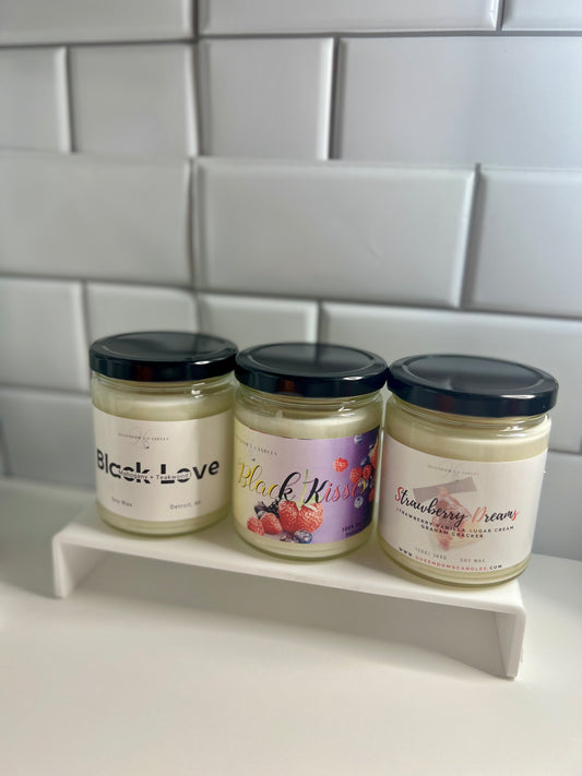 Our #1 sampler pack l Soy candles l Fruity Candle l Sweet Scent l UniSex Candle l Dye Free l Non-Toxic