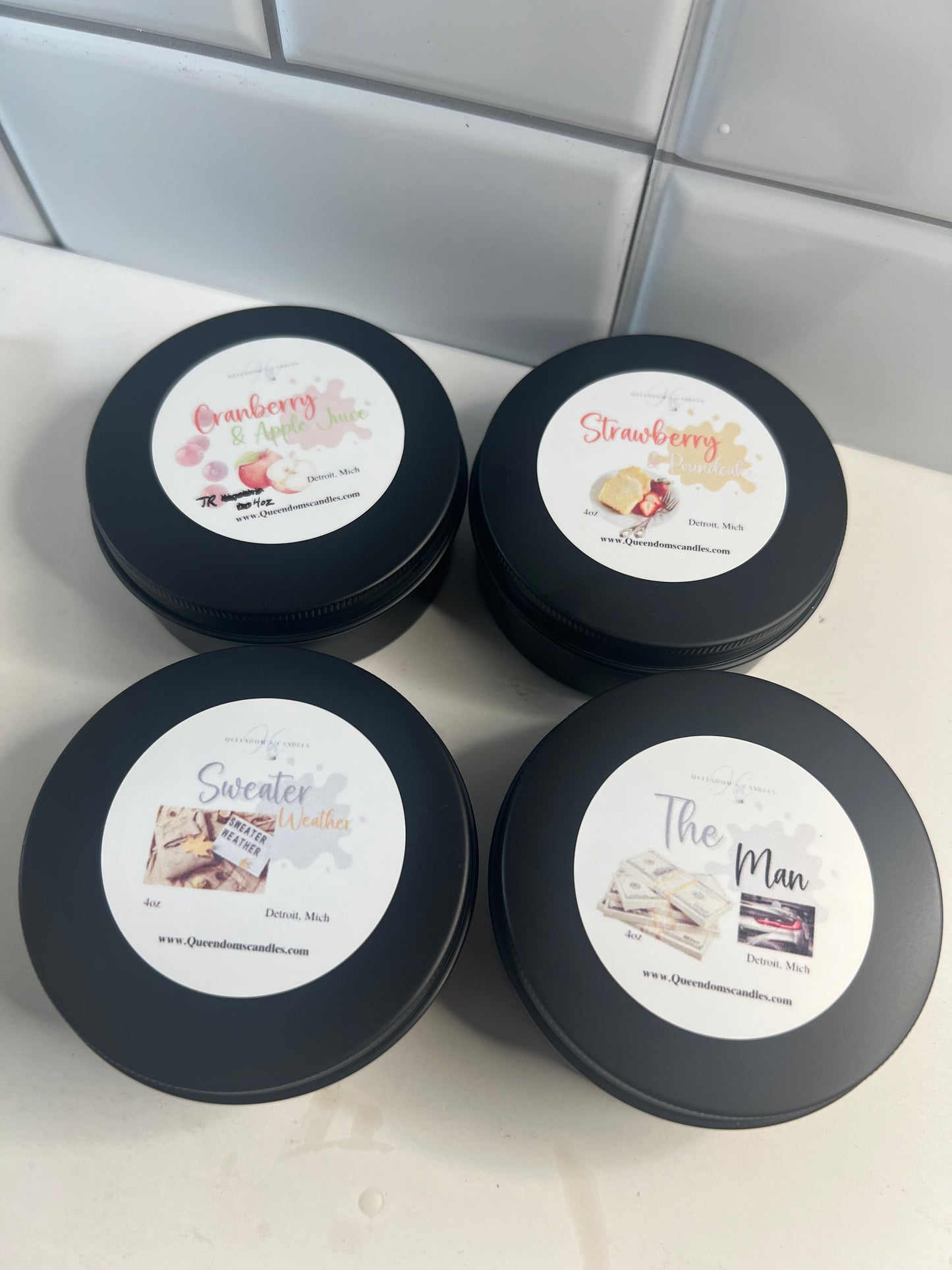 Travel Scented - 4 oz Candles - 30 hour burn